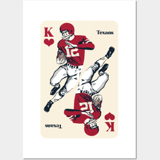 Houston Texans King of Hearts Posters and Art